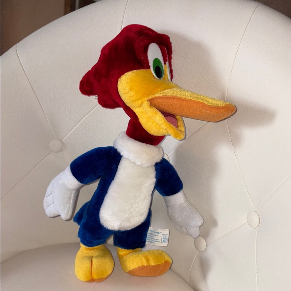 Plush Plushy Stuffed Woody Woodpecker 2001 Toy Network15”
